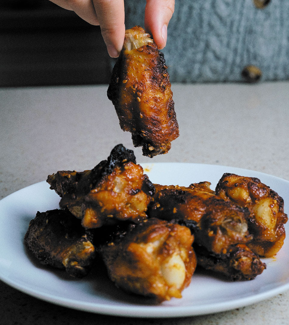 Easy Air-Fryer Spicy Wings