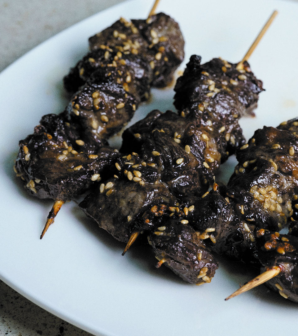 Korean BBQ Beef Skewers