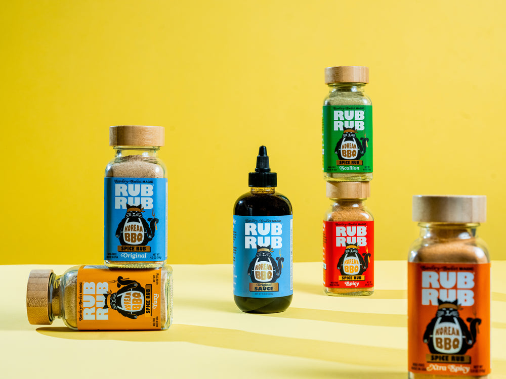 RubRub Korean BBQ Ultimate Grilling Set — Sauce + 5 Rubs