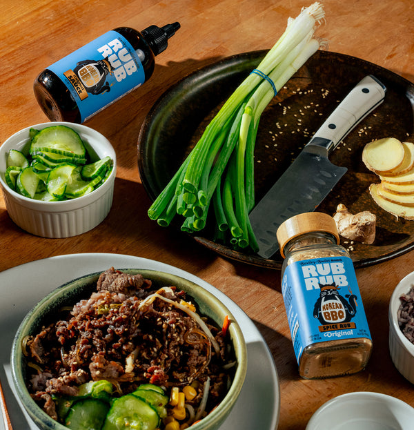 RubRub Korean BBQ Variety Set — Sauce + 3 Rubs